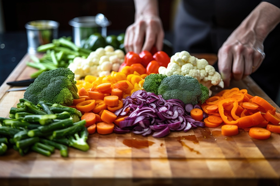 Fresh vegetables